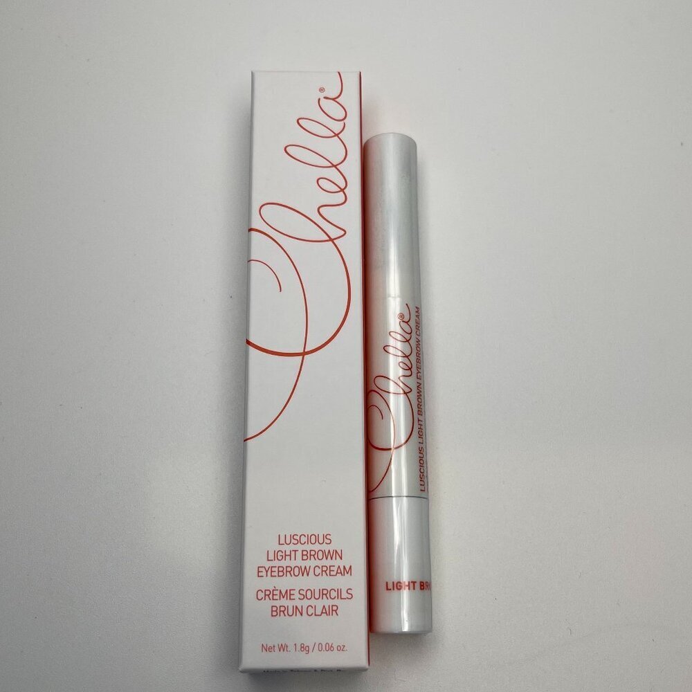 Chella Cosmetics Luscious Light Brown Eyebrow Cream - New In Box